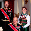Ja dasto Gonagas Harald ja Ruvdnaprinsa Haakon... Govva: Lise Åserud, NTB scanpix